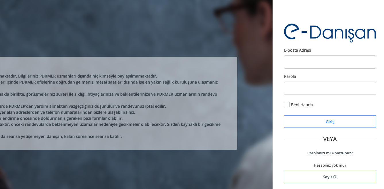 E-danışan Dashboard